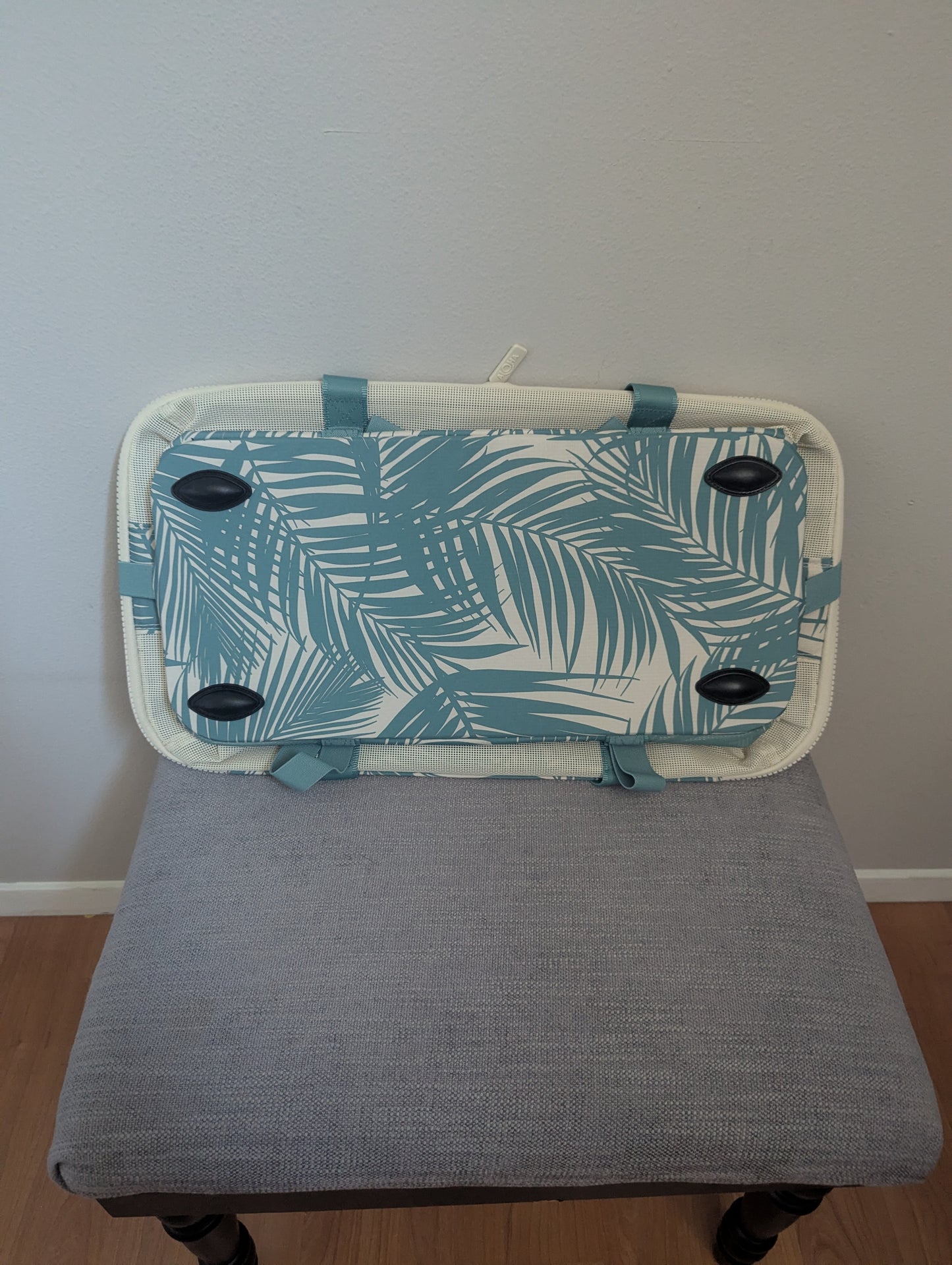 Aloha x CleverMade Collapsible Teal Beach Tote – Oversized Water-Resistant Summer Bag