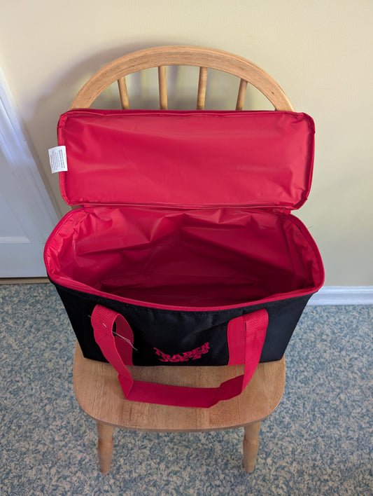 Trader Joe's Resuable Insulated Tote Bag (Red & Black)