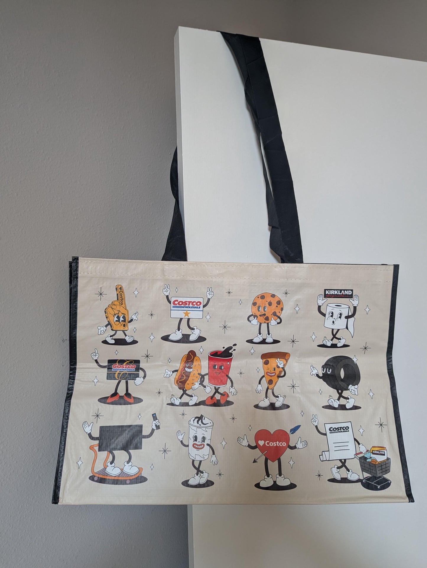 Limited Edition! Costco Cartoon Character Reusable KeepCool Heavy Duty Tote Bag