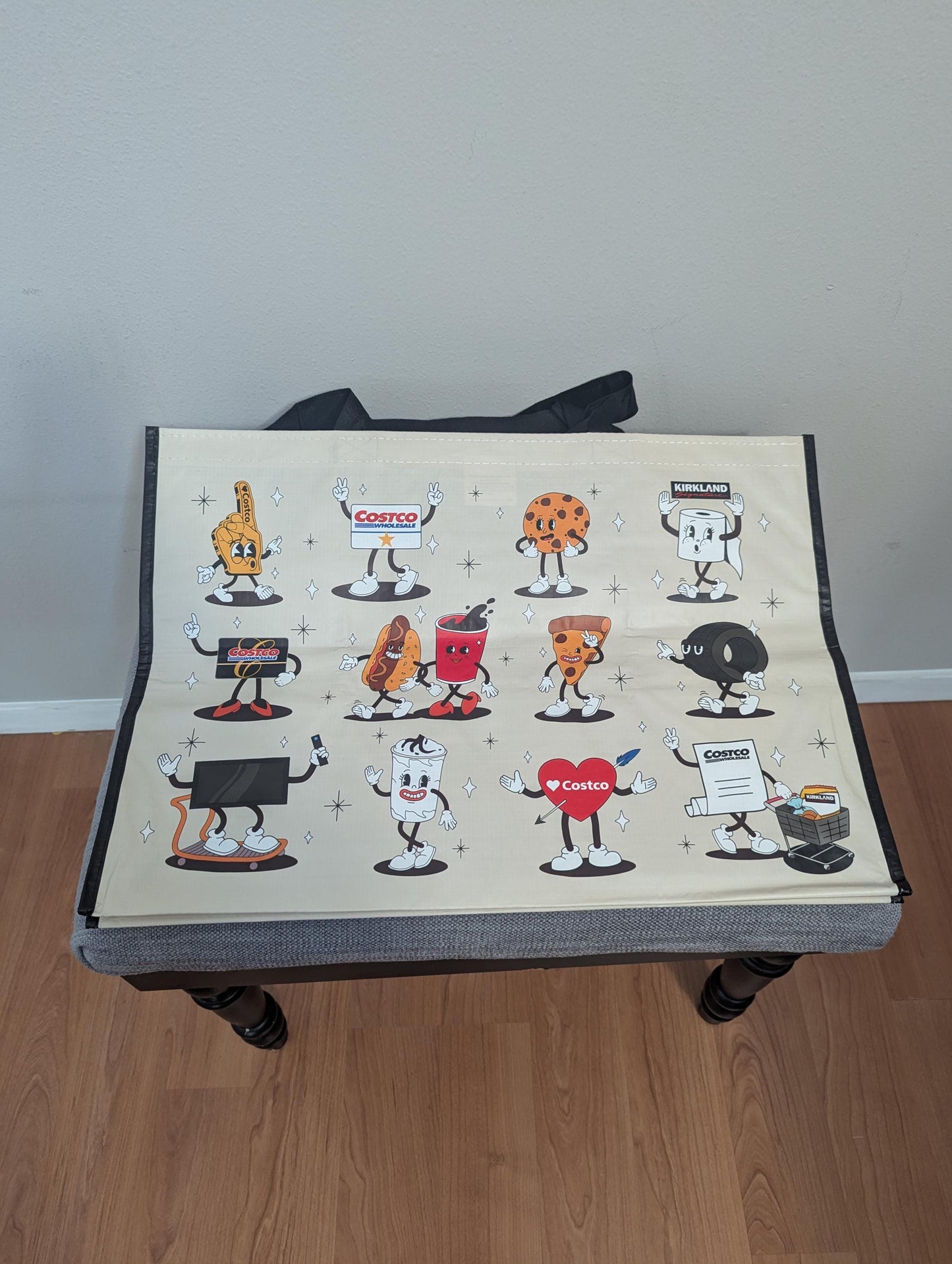 Limited Edition! Costco Cartoon Character Reusable KeepCool Heavy Duty Tote Bag