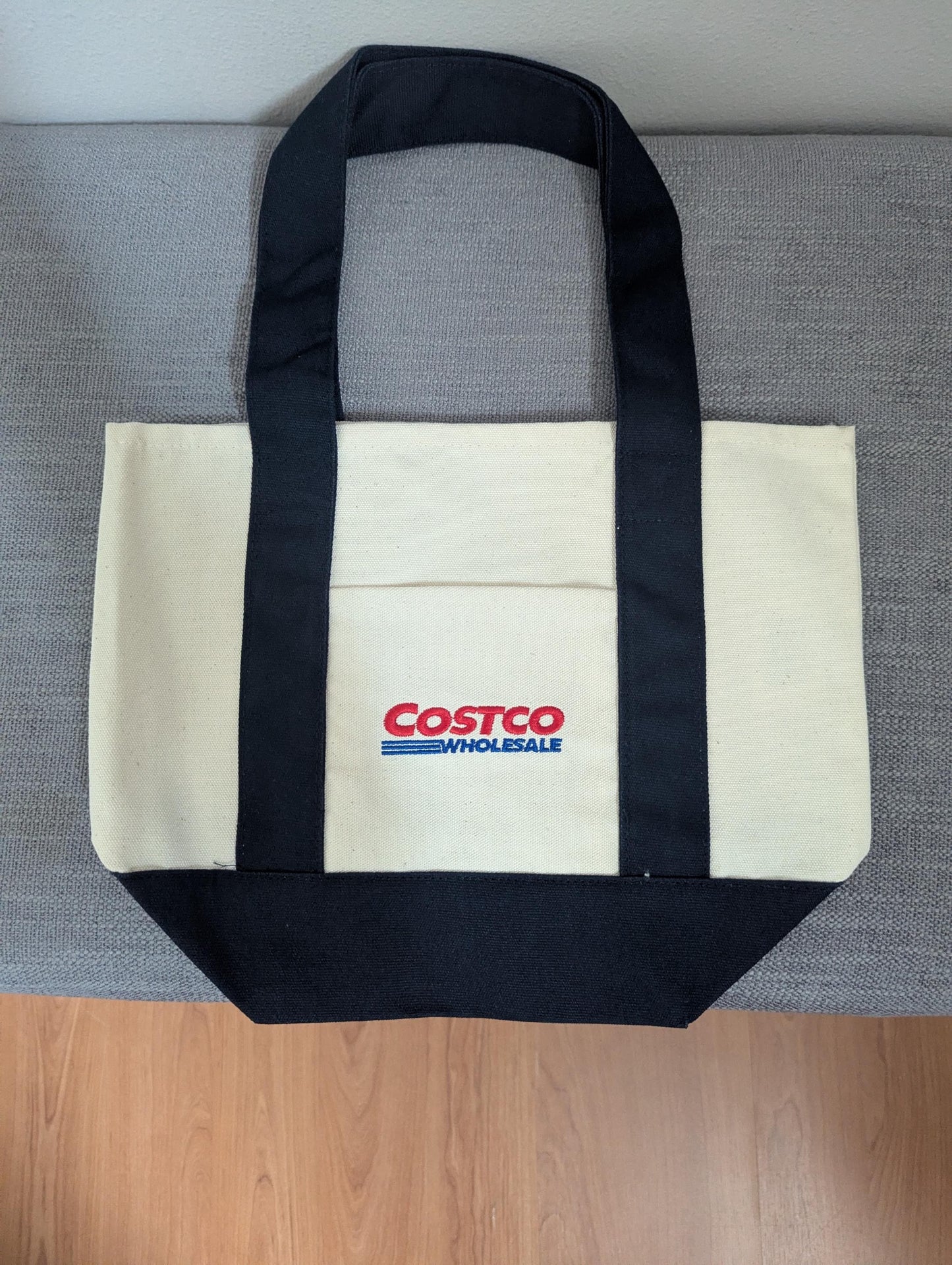 Costco Classic Mini Canvas Tote Bag (Navy)